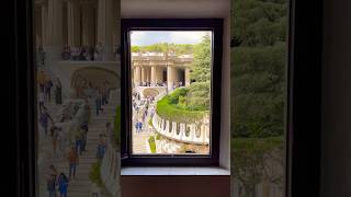 🌿🏞️ Vistas de mi Ventana 🪟✨ ParkGüell Barcelona Gaudí [upl. by Ecyle]