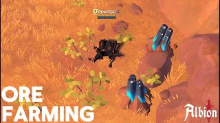 Ore Farming in Albion Online [upl. by Eedrahs]