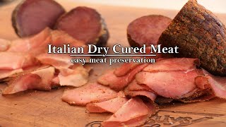 Easy way to make Dry Cured Italian Beef at home  Dry Cured Meats for Beginners [upl. by Atiseret]