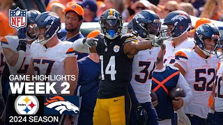 Pittsburgh Steelers vs Denver Broncos  2024 Week 2 Game Highlights [upl. by Ajim107]