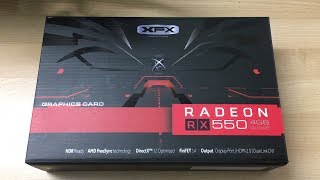 The smallest Polaris  XFX RX 550 Low Profile 4GB [upl. by Irah]