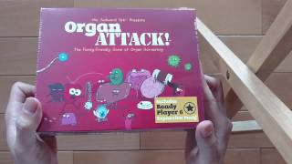 Organ Attack card game Unboxing [upl. by Anilatsyrc815]