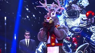 Masked Singer Poro quotPetteri Punakuonoquot Raskasta Joulua  Finland  Christmas Special [upl. by Syned]