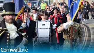 Remembrance Sunday events in Cornwall [upl. by Akirea]