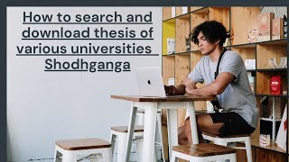 How to search and download thesis of various universities Shodhganga [upl. by Nuahsyt]