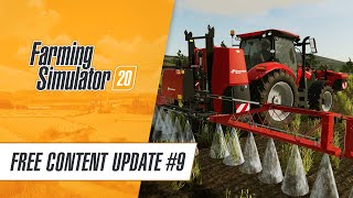 Free Content Update 9 For Farming Simulator 20 [upl. by Sikko693]