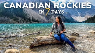 Our EPIC 7 Day Road Trip in Canada Banff Jasper and the Icefields Parkway [upl. by Swehttam]