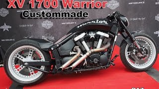 XV1700 Warrior Vrod Style Custombike [upl. by Kcirrad]