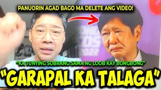 KAKAPASOK LANG BUMALIKTAD NA KA TUNYING DISMAYADO SA PINAGGAGAWA NI BONGBONG TUNGKOL SA KURAPSYON [upl. by Yeroc]