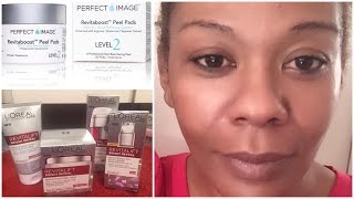 GLYCOLIC ACID PEEL  Loreal Revitalift Bright Reveal Skincare Line  ReviewDemo [upl. by Guntar]