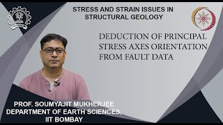 Week 11 Lecture 55 Deduction of principal stress axes orientation from fault data [upl. by Nwahsud]