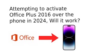 Activating Office Plus 2016 in 2024 Will it work  Duo Tech [upl. by Winfrid]