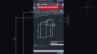 Autocad mechanical practice drawing  2d drawing  autocad tutorial in hindi  autocad 2d [upl. by Fredkin]