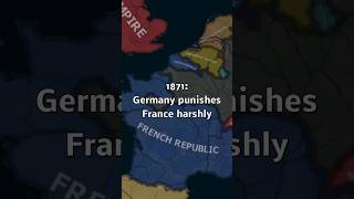 What if Germany punished France harshly after the FrancoPrussian War  HOI4 Timelapse [upl. by Dnalsor]