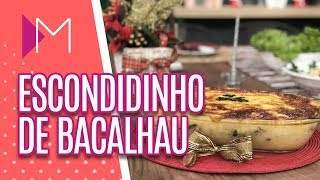 Escondidinho de bacalhau  Mulheres 121219 [upl. by Geoff441]