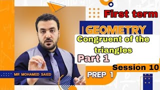 Congruent of the triangles part 1  prep 1 geometry [upl. by Kellie959]