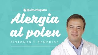 Alergia polen síntomas y recomendaciones [upl. by Nauqan]