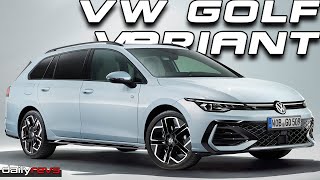 2024 Volkswagen Golf Variant  Exterior Details Footage [upl. by Alac715]