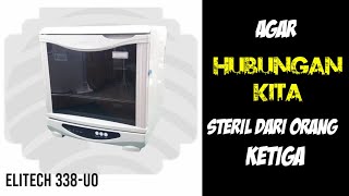 Tutorial cara pakai sterilisator kering UV ELITECH 338U0 [upl. by Radack]