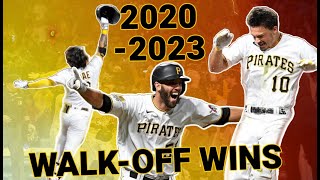 EVERY PITTSBURGH PIRATES WALKOFF WIN FROM 20202023 [upl. by Genni]