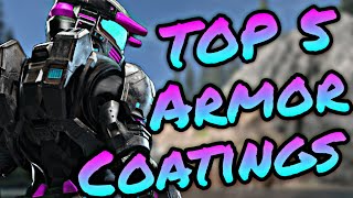 Top 5 armor coatings  Halo Infinite [upl. by Inwat]