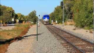 Amtraks Southwest Chief 3 in Albuquerque NM  101913 [upl. by Barber]