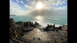 The Peoples String Foundation Duo live  The Minack Theatre 2022 [upl. by Euqinimod]