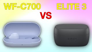 Sony WFC700 vs Jabra Elite 3 [upl. by Yecart]