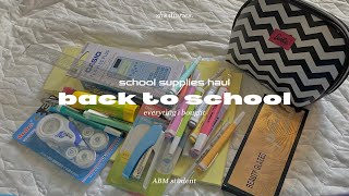 — back to school 🏫 school supplies HAUL 📚 incoming grade 11  ABM 🫶🏻 [upl. by Knowles]