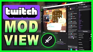 Twitch Mod View  Moderator Dashboard Tutorial [upl. by Deer]