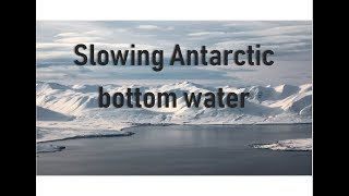 Learn withme why we should worry about slowing Antarctic bottom water  Prof TRACEY ROGERS [upl. by Adelind551]