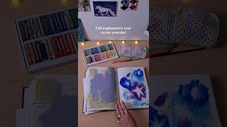 Sketchbook Tour ⭐️ Mixed Media Sketchbook Flip Through shorts sketchbook sketchbooktour [upl. by Bailey]