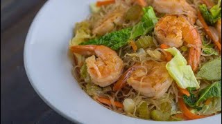 Shrimp Pancit Bihon  Panlasang Pinoy [upl. by Reena]