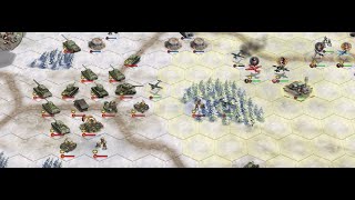 World War 2 Tactics Strategy War Games AXIS31 PetsamoKirkenes Hard 3 star [upl. by Austin]