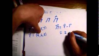 Griffiths Electrodynamics Problem 17 Separation Vector [upl. by Kcirret390]