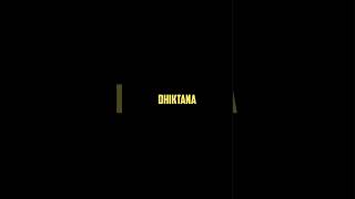 Dhiktana dhiktana black screen lyrics  mad trip hustle [upl. by Essa718]