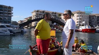 Joutes provençales tous les vendredis soir sous la passerelle à PortFréjus [upl. by Vicki]