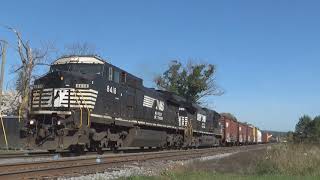 NS 8418 Departing Delanson on 11R with its Original Leslie RS3L 100417 [upl. by Darlene]