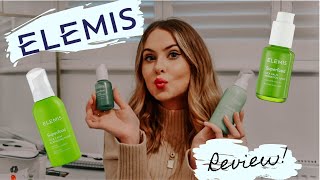 ELEMIS SUPERFOOD CICA CALM CLEANSING FOAM AND HYDRATION JUICE REVIEW  Sensitive acne prone skin [upl. by Cyna384]