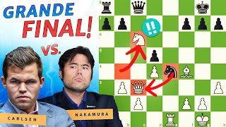 MAGNUS CARLSEN VS NAKAMURA [upl. by Adihahs]