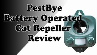 Cat Scarer  Honest review of the PestBye Ultrasonic repeller [upl. by Noeled]