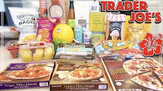 TRADER JOES SEASONAL NEW TRIED AND TRUE HAUL [upl. by Nadine470]