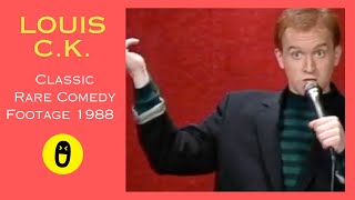 Louis CK Classic CK Comedy Rare 1988 Appearance [upl. by Nyrahtak]