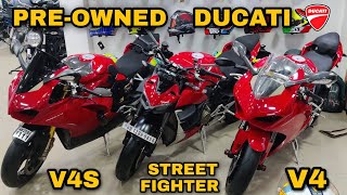 Pre Owned DUCATI 4VS  STREETFIGHTER  PANIGALE V4  Second Hand SUPERBIKE Showroom Kolkata  MxK [upl. by Naie]