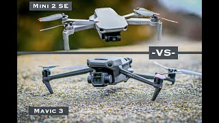 DJI Mini 2 SE vs DJI Mini 3  Qual vale mais a pena [upl. by Hax]