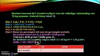 Rekenen aan reacties deel 3 oefensommen [upl. by Akemat]