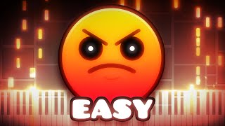 Geometry Dash LVL 19  Geometrical Dominator  Piano Tutorial [upl. by Ripley]