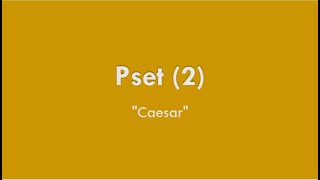 25 CS50x In Arabic  Pset 2  Caesar [upl. by Jutta]