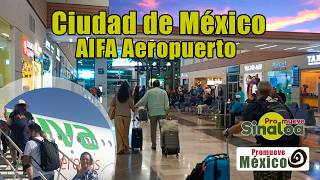 Saliendo de Mazatlán rumbo a la Ciudad de México y llegando por el aeropuerto del AIFA [upl. by Ociram]