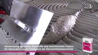 ARDEX X 78 Microtec Flexkleber speziell für den Boden [upl. by Areip]